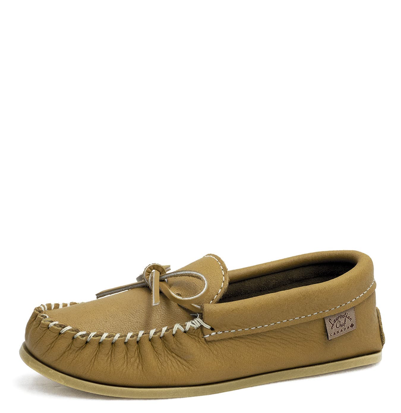 Mocassins Lacé Simple, Sem. Int. Crepex Naturel