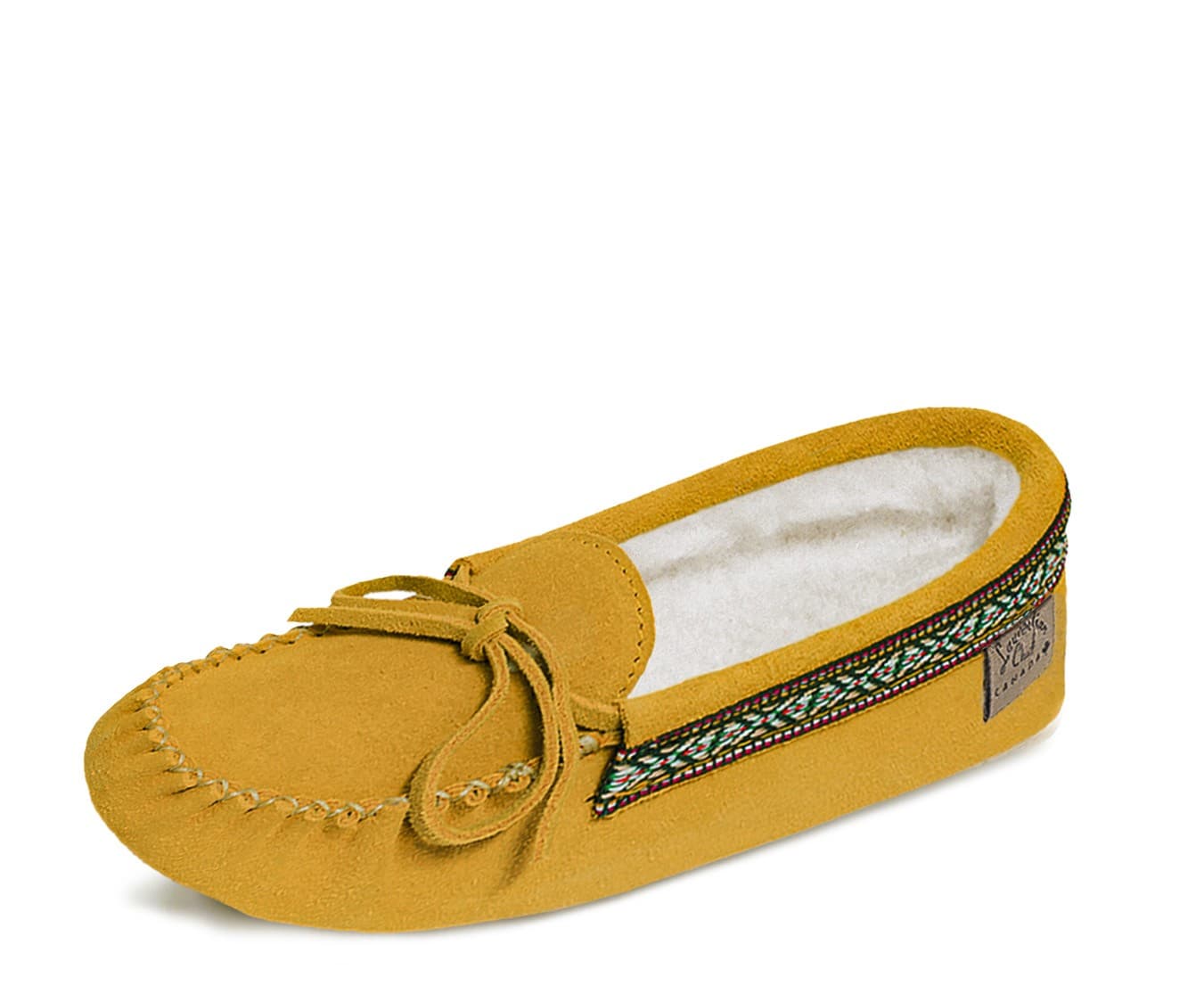 Moccasins, Braid, Orlon Lining, Indoor Shoes