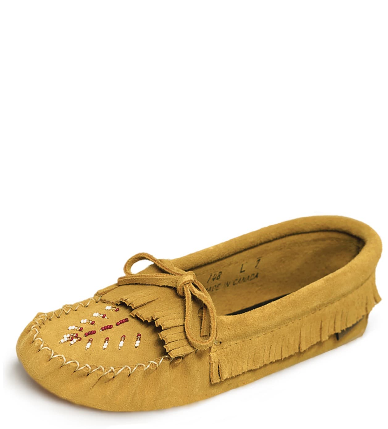 Mocassins Collet et Palette Frangé, Perlé