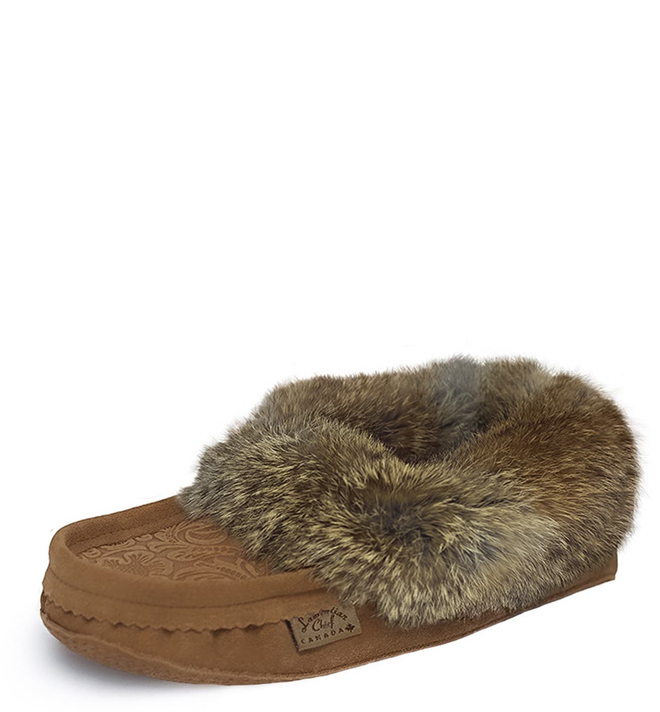 Pantoufle Collet Fourr. Orlon, Sem. Double