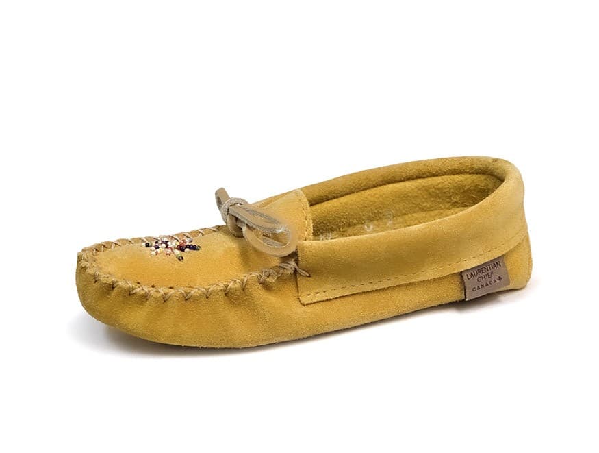 Moccasins, Beaded, Indoor Shoes