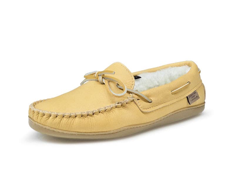 Mocassins, Collet 8 Trous Kabir Mouton Gr 1 Semelle K Naturelle