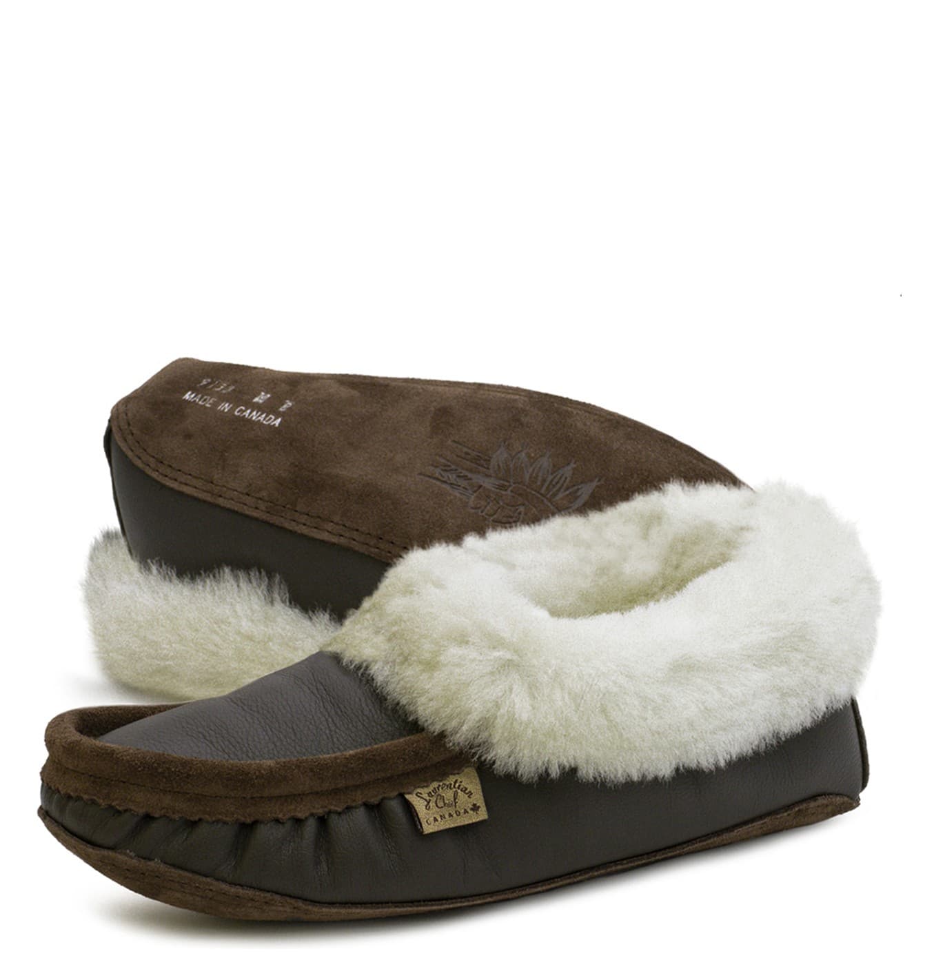 Sheepskin trimmed, Sheepskinlined, padded sole